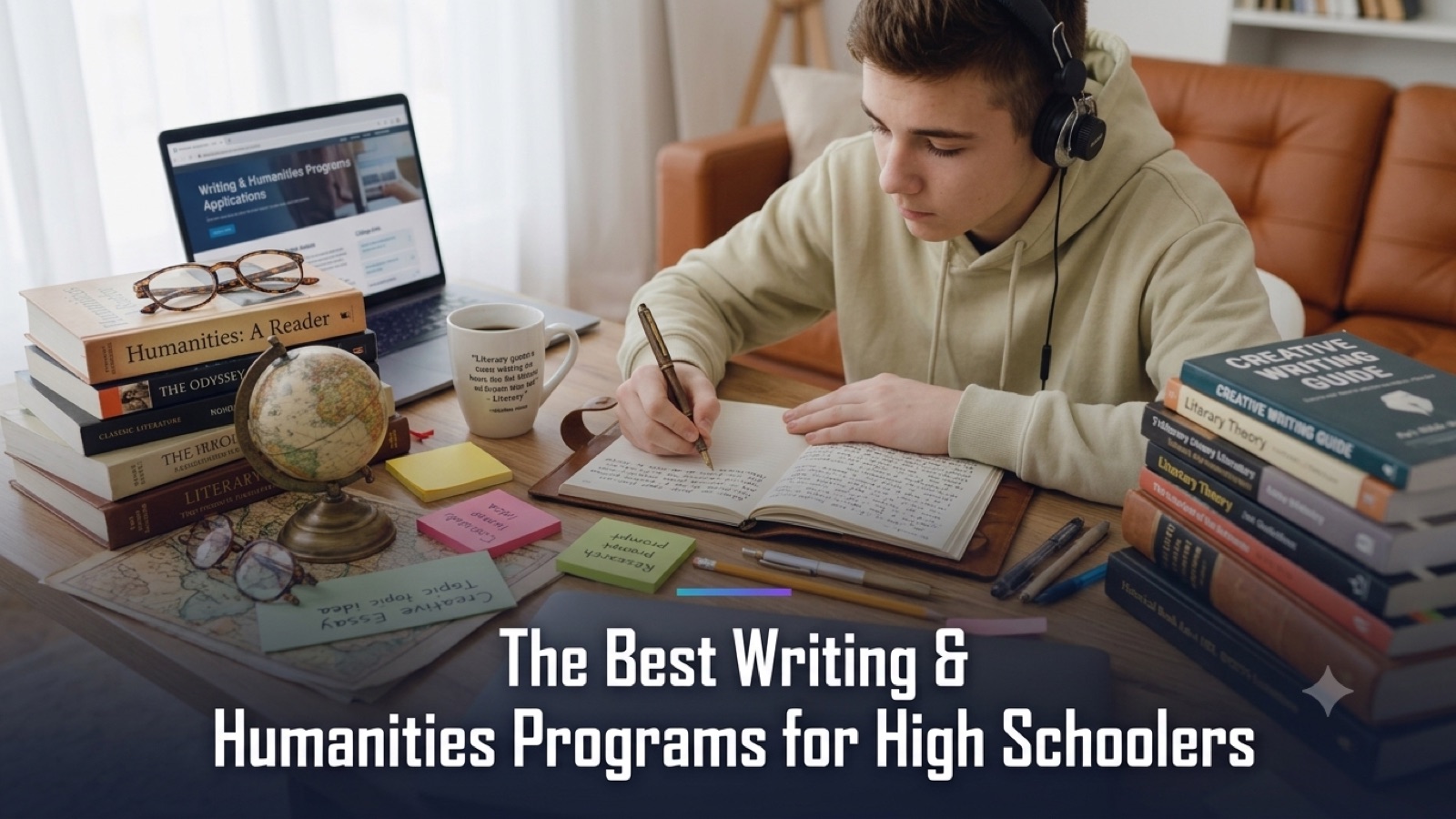 A high schooler writing for a humanities program