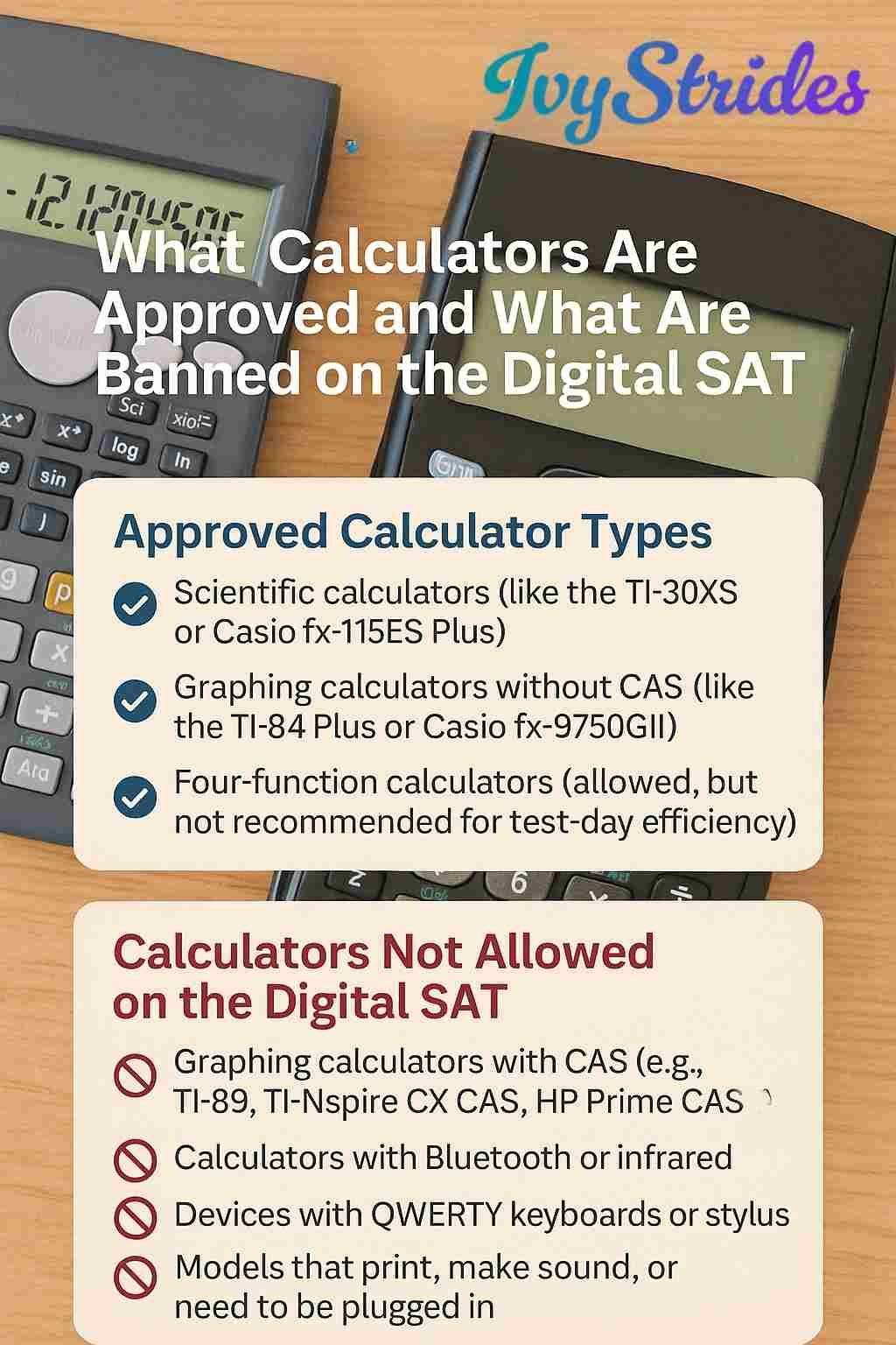 What Calculators Are Approved and What Are Banned on the Digital SAT