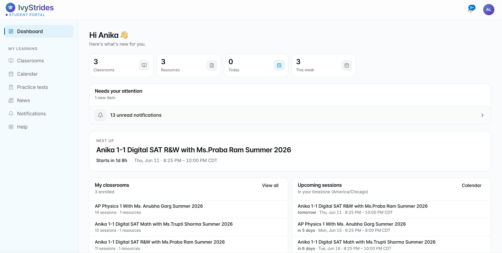 Dashboard — Overview
